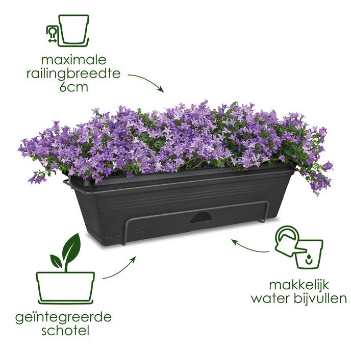 green basics balkonbak allin1 50cm mild terra